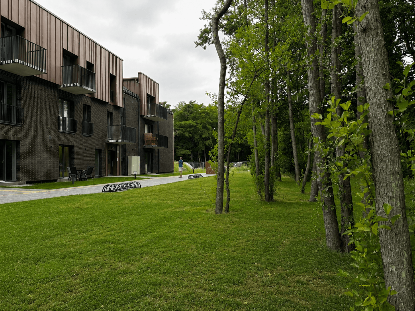 Modernus apartamentų pastatas